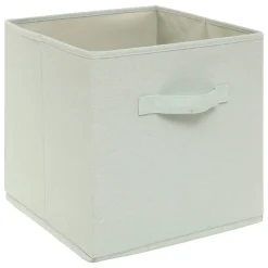 Set de 2 bacs rangements enfant - carton - vert - Atmosphera