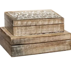Set de 2 boîtes déco Ritual - manguier - Atmosphera