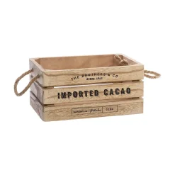 Set de 3 cagettes Colonial - bois - Atmosphera
