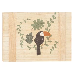 Set de 3 cagettes enfant Jungle - bois - Atmosphera