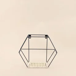 Set de 2 étagères murales hexagonales