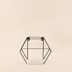 Set de 2 étagères murales hexagonales