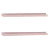 Set de 2 étagères murales pour enfants Vestnes 60 x 10 x 5 cm rose en.casa