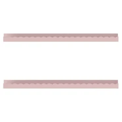 Set de 2 étagères murales pour enfants Vestnes 60 x 10 x 5 cm rose en.casa