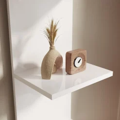 SIRHONA Etagère de Coiffeuse 160x58x30cm Blanc Rangement + 1 Porte + Etagère mobile