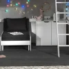 SLEEPY - Rangement 2 Portes Blanc Compatible Lits Mezzanine ou Mi-Haut