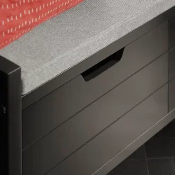 SoBuy Banc de Rangement à Chaussures avec 1 Tiroir Noir 91x30x50cm Fonctionnel FSR63-II-SCH