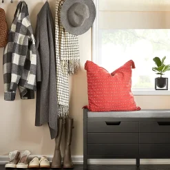 SoBuy Banc de Rangement à Chaussures avec 1 Tiroir Noir 91x30x50cm Fonctionnel FSR63-II-SCH