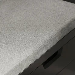 SoBuy Banc de Rangement à Chaussures avec 1 Tiroir Noir 91x30x50cm Fonctionnel FSR63-II-SCH