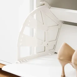SoBuy Banc de Rangement à Chaussures avec Abattant Réglable et Coussin, 115kg