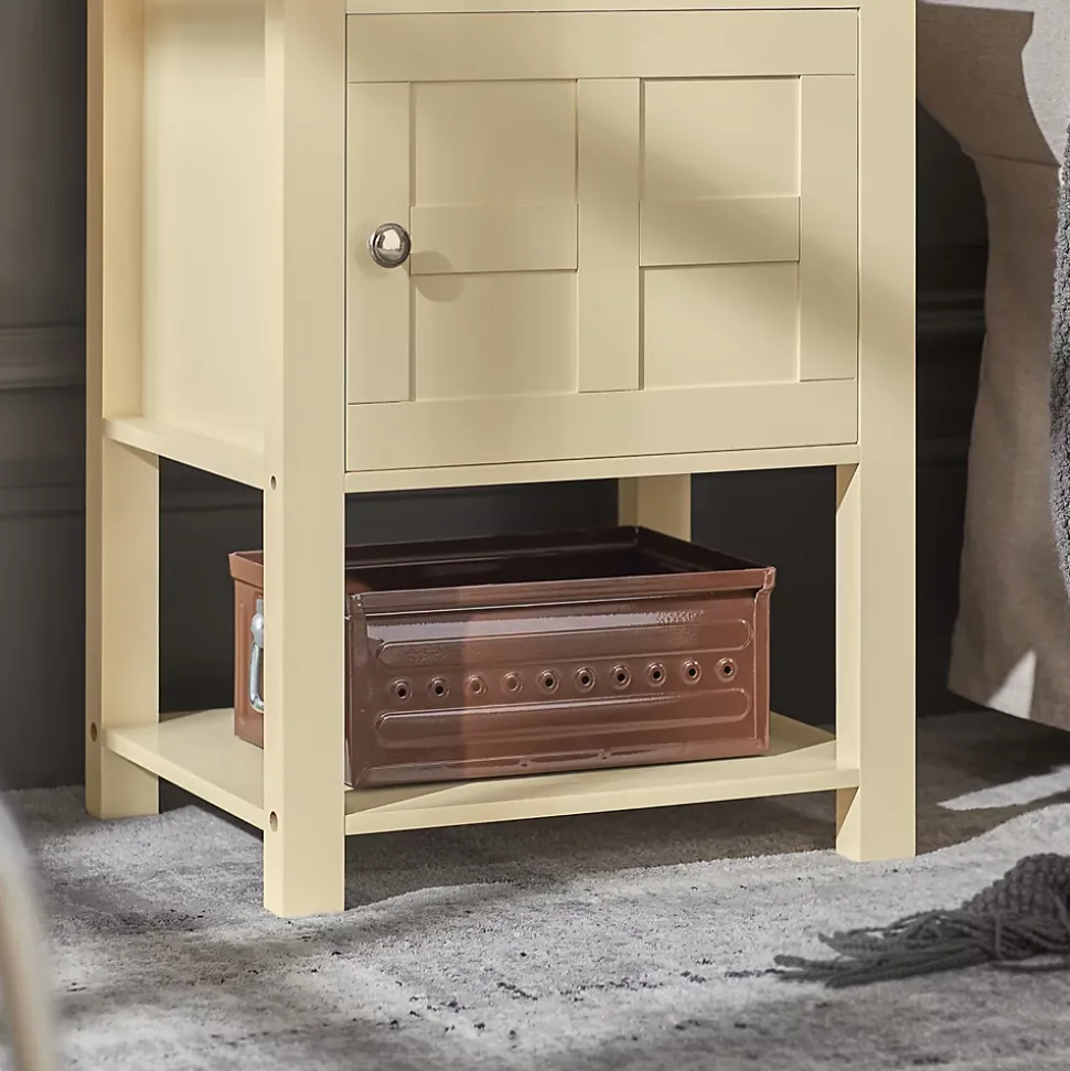 SoBuy Boîte à thé en bois avec tiroir en bambou, rangement pour sachets de thé ou capsules