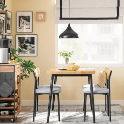 SoBuy Ensemble Table à Manger 5 Pièces avec Chaises pour Petits Espaces