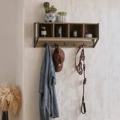 SoBuy FSR183-WN Meuble Chaussure, Armoire à Chaussures , Commode à 4 Abattants et 3 Compartiments