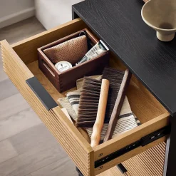SoBuy Meuble d'Entrée avec Tiroirs et Abattants pour Rangement de Chaussures, Blanc