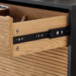 SoBuy Meuble d'Entrée avec Tiroirs et Abattants pour Rangement de Chaussures, Blanc