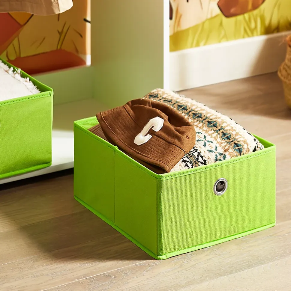 SoBuy Porte-Vêtements Enfant Penderie Garde-Robe Étagère pour Chambre 60x35x110 cm KMB109-W