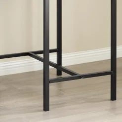 SoBuy Set Table Bar et 2 Tabourets Mange-debout Haute pour Cuisine, Salon, Balcon
