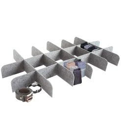 Séparateur de tiroir en feutre gris l. 90,9 cm Box & Beyond