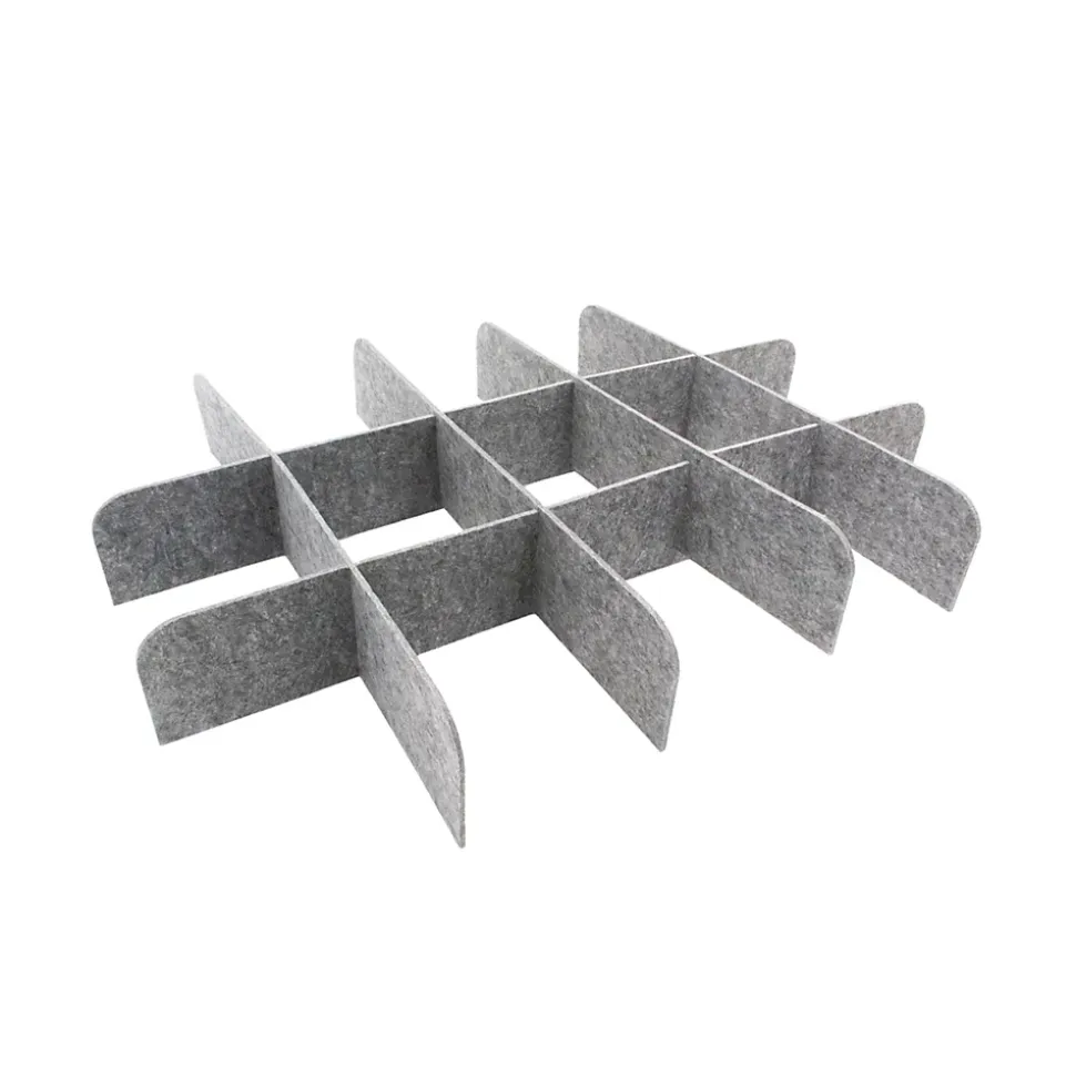 Séparateur de tiroir en feutre gris l. 65,9 cm Box & Beyond