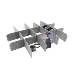 Séparateur de tiroir en feutre gris l. 65,9 cm Box & Beyond