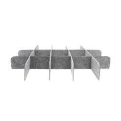 Séparateur de tiroir en feutre gris l. 65,9 cm Box & Beyond
