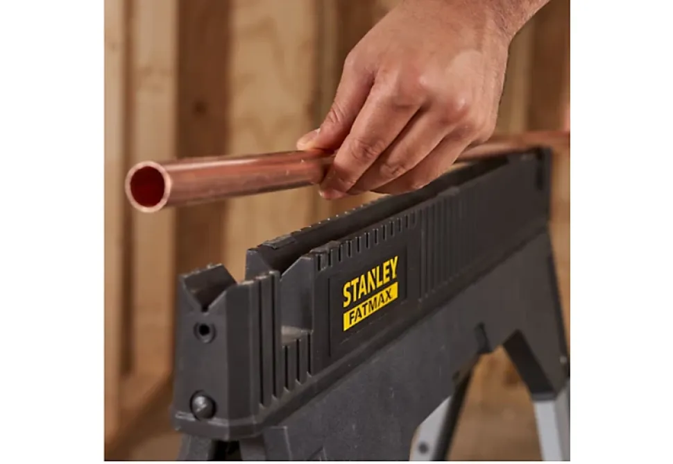 STANLEY Lot de 2 tréteaux bi-matière ajustables FatMax
