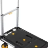Stanley Opvouwbare Plate-forme PC517 - Max. 120KG - Aluminium - 68 x 41 x 92 CM - Plate-forme antidérapante - Zwart/Geel