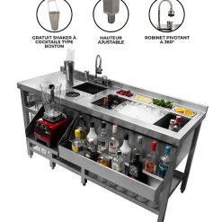 Station pour Bar à Cocktails Edition De Luxe