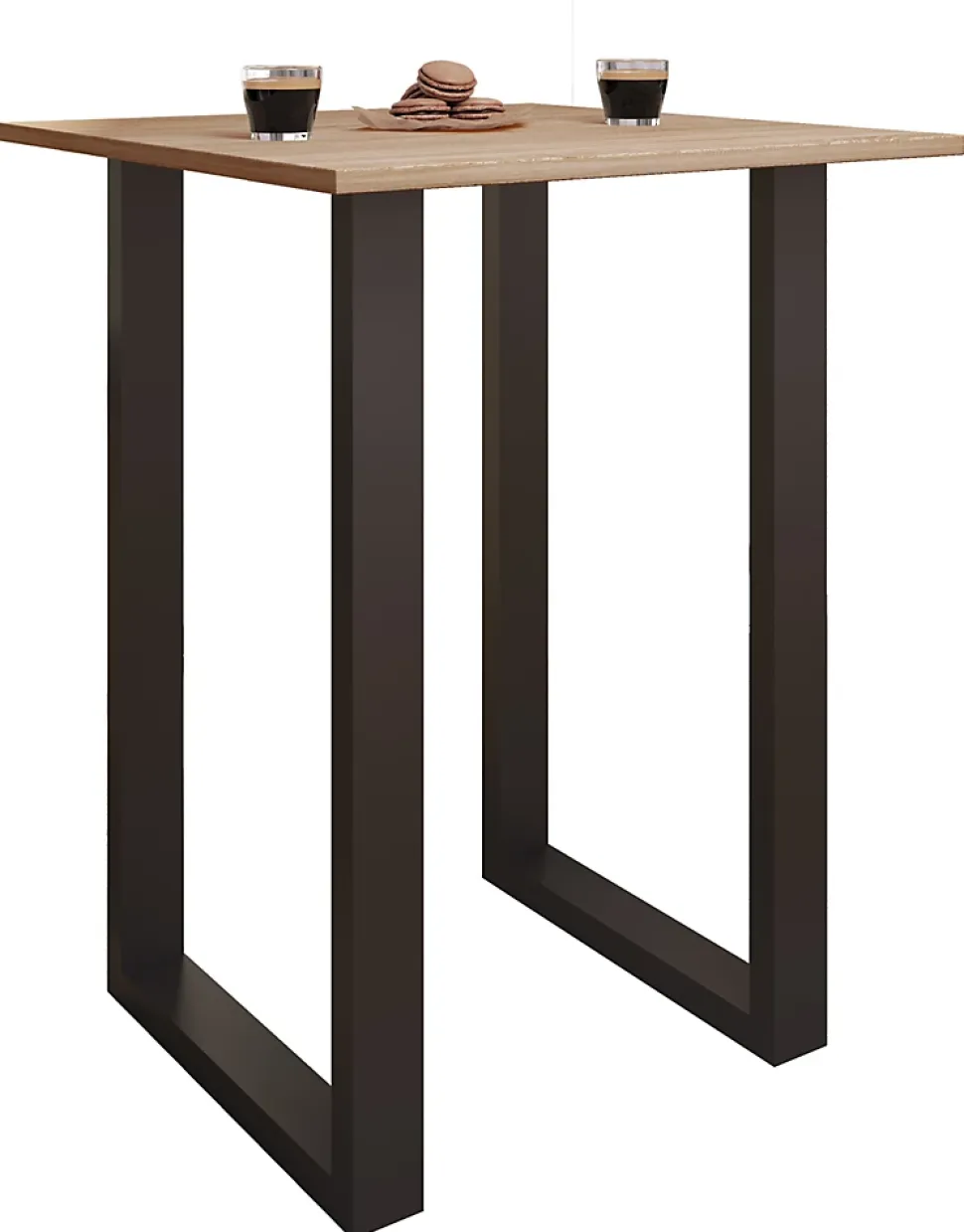 Ställbart bord i trä Xona 80x50