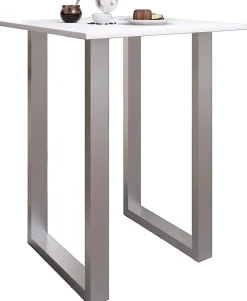 Ställbart bord i trä Xona 80x80