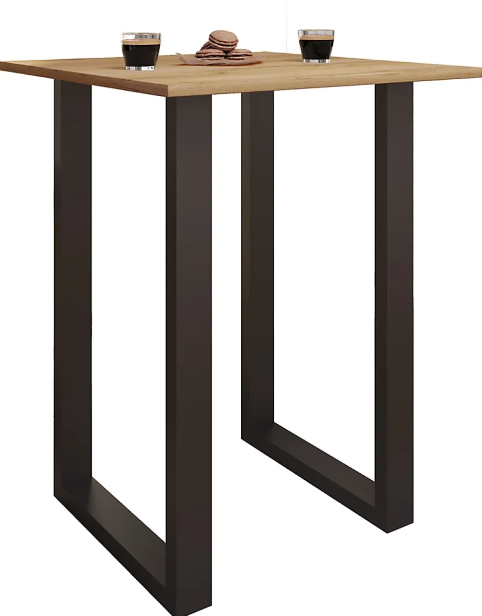 Ställbart bord i trä Xona 80x50