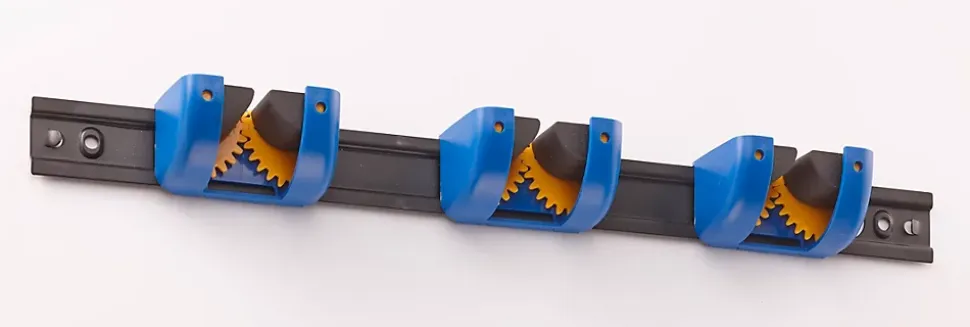 Support 3 blocs manches réglable Mottez noir et bleu