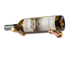 Support à bouteille Vino Pins tiges pour 1 bouteille métal doré avec collet