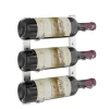 Support à bouteilles Série W1 pour 3 bouteilles, aluminium usiné