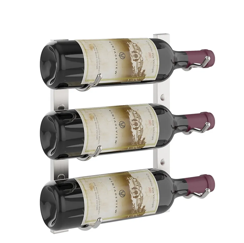 Support à bouteilles Série W1 pour 3 bouteilles, aluminium usiné