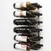 Support à bouteilles Série W2 pour 18 bouteilles, métal fini nickel brossé