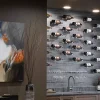 Support à bouteilles Vino Pins tiges pour 1 bouteille Aluminium usiné