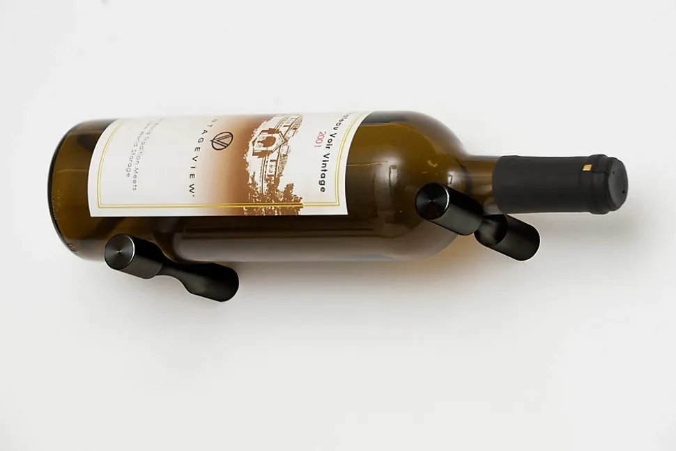 Support à bouteilles Vino Pins tiges pour 1 bouteille Aluminium usiné