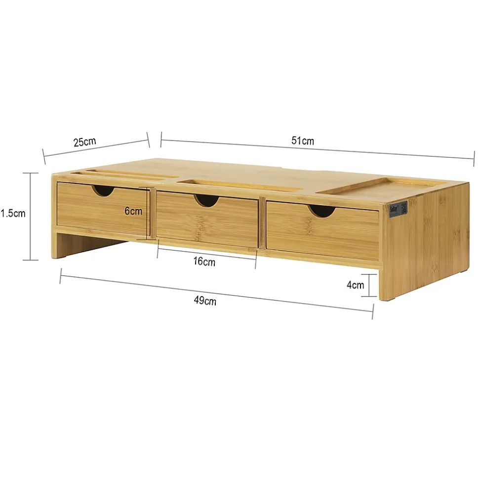 Support de Moniteur écran Ergonomique pour écran d'ordinateur Universal, BBF03-N, SoBuy