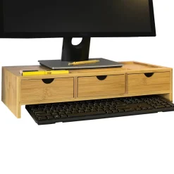 Support de Moniteur écran Ergonomique pour écran d'ordinateur Universal, BBF03-N, SoBuy