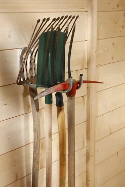 Support de rangement équerre double Mottez L. 35 cm acier