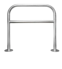Support de vélos tubulaire avec barre transversale a visser Lot de 18 pièces