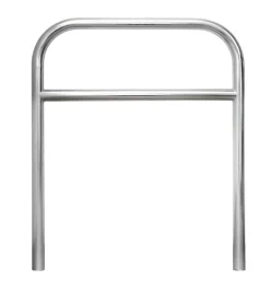 Support de vélos tubulaire avec barre transversale fixation a sceller
