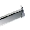 Support Entre-murs pour Barre de penderie Ovale en Acier Chromé Diam.30x15mm - Boulet