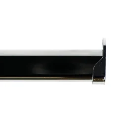 Support Entre-murs pour Barre de penderie Ovale en Acier Chromé Diam.30x15mm - Boulet