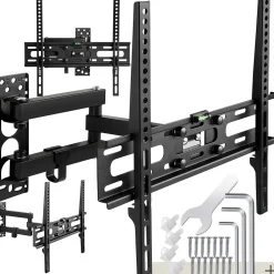 Support mural de télévision téléscopique Pour 26 - 75 pouces (66 - 191 cm)