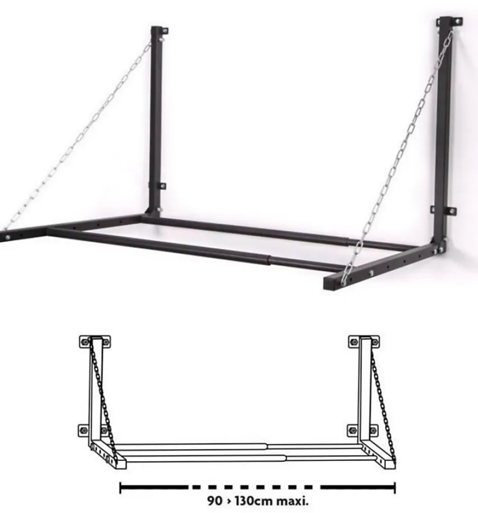 Support mural pour pneus Autobest, 90 kg