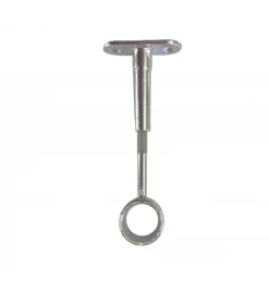 Support Oeil Réglable en Acier pour Tringle de Penderie diamètre 20 mm