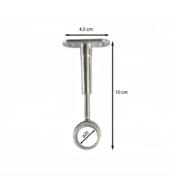 Support Oeil Réglable en Acier pour Tringle de Penderie diamètre 20 mm