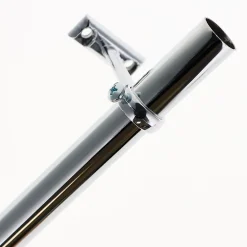 Support pour Barre de penderie en Acier Chromé Diam.20mm de 5,4cm - Boulet